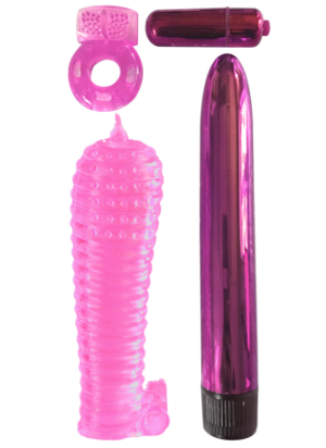 Coffret 4 sextoys rose Classix - R545112